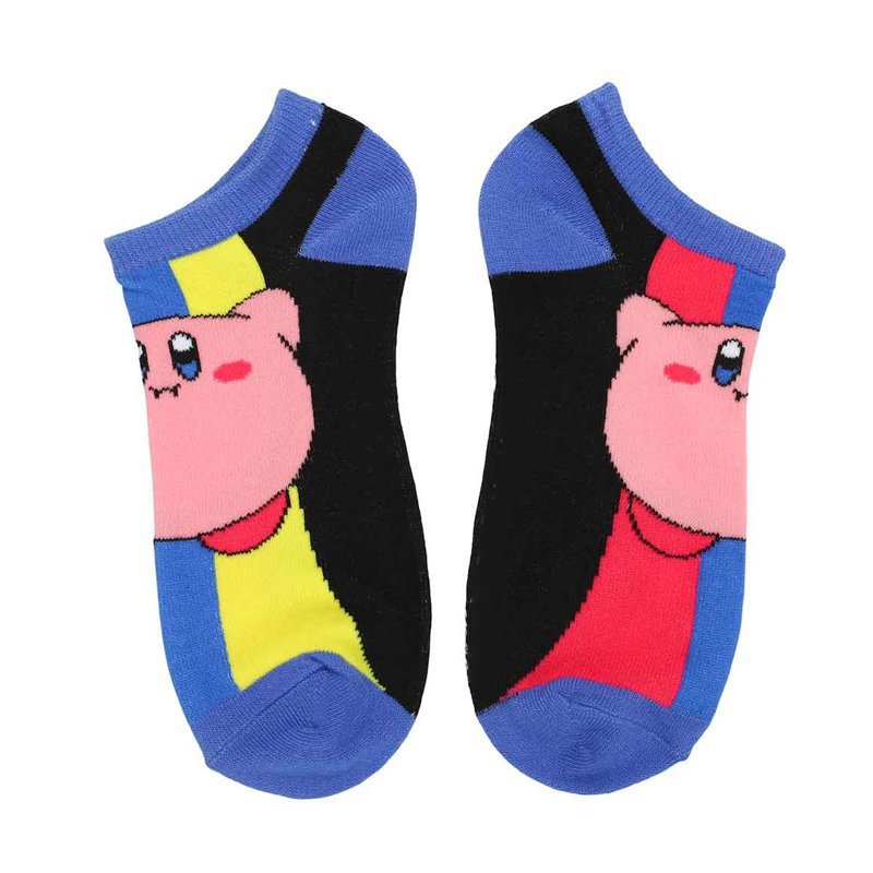 Female Wholesale Male Star Kirby Tide Socks Manufacturer Socks Cartoon Four Seasons Boat Socks Cute Cotton Short Socks-5PRS