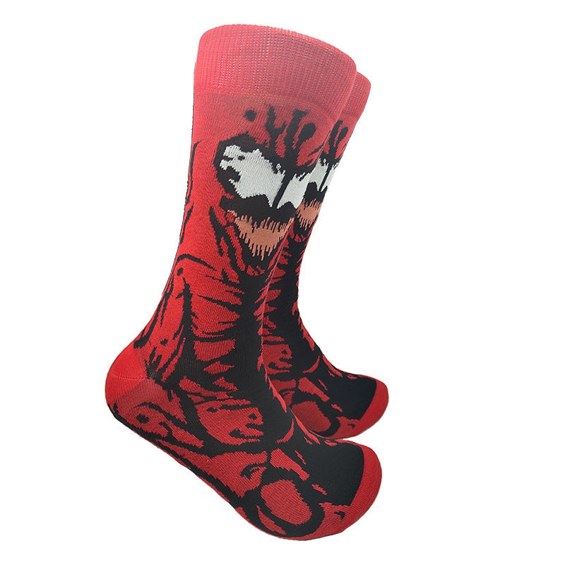 Medium tube socks men's and women's trendy brand stockings personalized European and American men's and women's socks sports skateboard socks