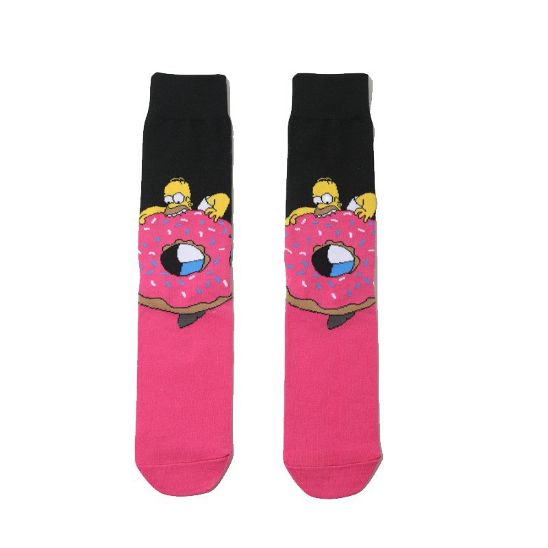 Socks Men's Cotton Tide Socks Wholesale Casual Ins Wholesale Socks-5PRS