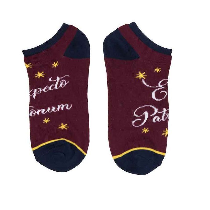 Short Socks Men's Trendy Socks Four Seasons Harry Potter Socks Cartoon Cotton Socks Medium Boat Socks-5PRS