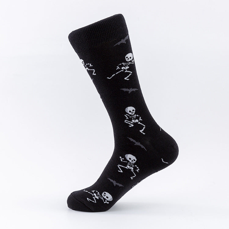 Men's Socks Large Size Stockings Large Cotton Socks Large Medium Tube Sports Socks-5prs