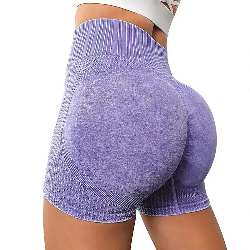 Trending High Waisted Yoga Pants: Quick-Dry Hip Lift Shorts for Running | Moisture-Wicking Fitness Activewear | Sexy Sports Design