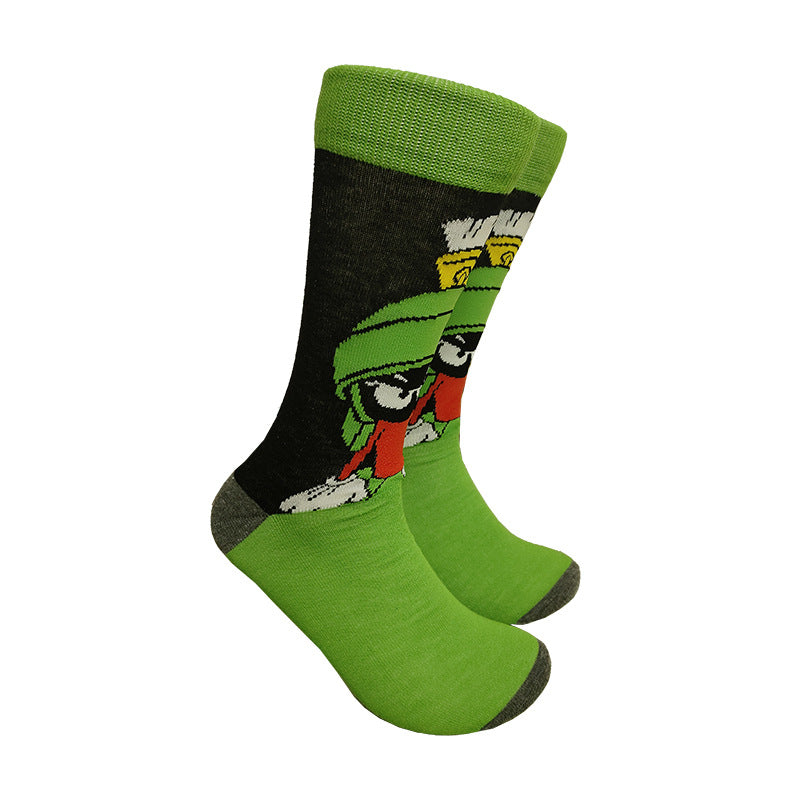 Medium tube socks men's and women's trendy brand stockings personalized European and American men's and women's socks sports skateboard socks