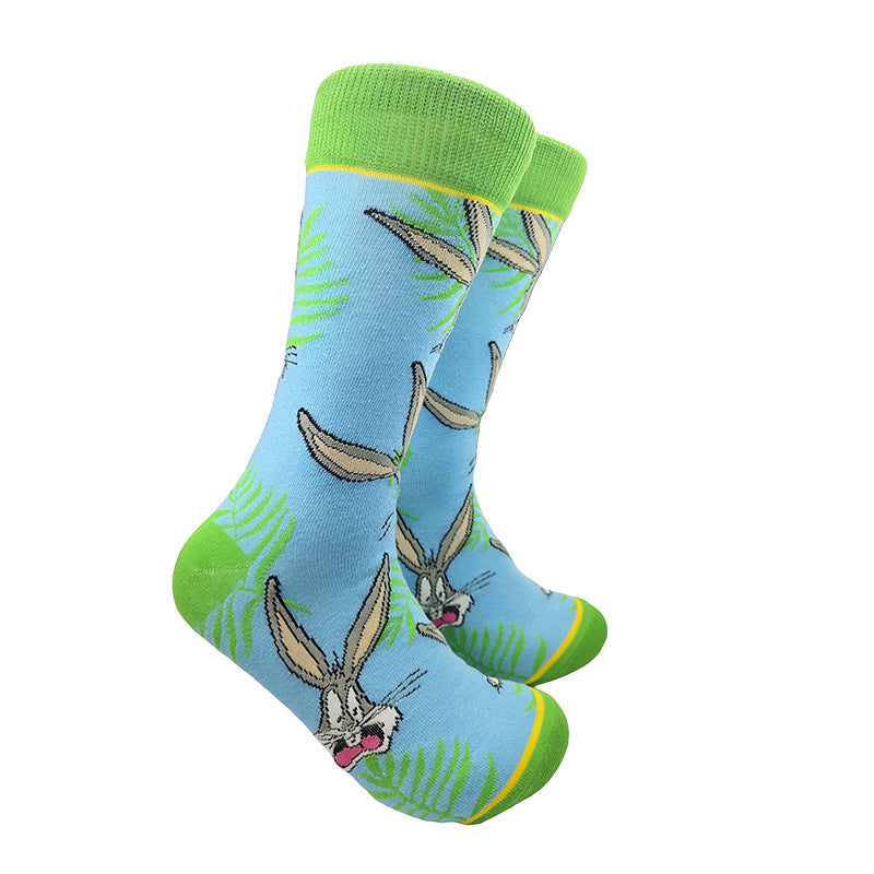 Medium tube socks men's and women's trendy brand stockings personalized European and American men's and women's socks sports skateboard socks