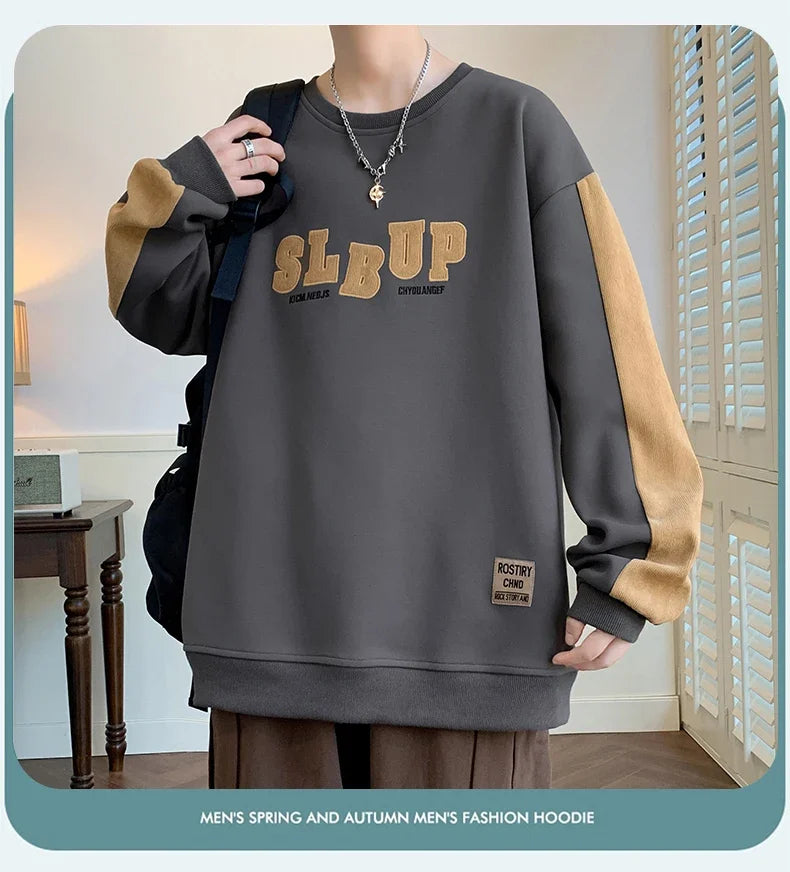 Large Size Design Sense Sweater Hoodie Men