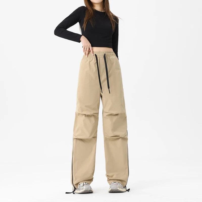 New Spring Paratrooper Pants Casual Pants Men and Women The Same Versatile Trendy Brand Loose