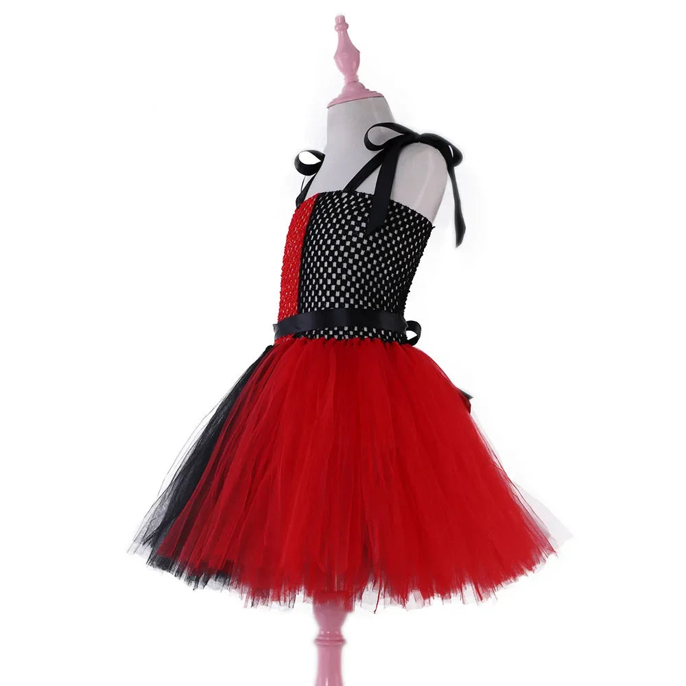 Halloween girls' dresses new clown women fluffy princess dresses tutu dresses Halloween children's costumes