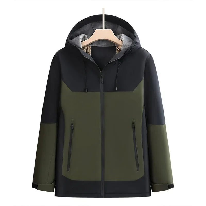 Graphene Three-proof Men's and Women's Integrated Fleece Jacket, New Waterproof and Windproof Outdoor Tibet Mountaineering Suit
