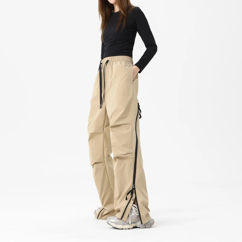 New Spring Paratrooper Pants Casual Pants Men and Women The Same Versatile Trendy Brand Loose