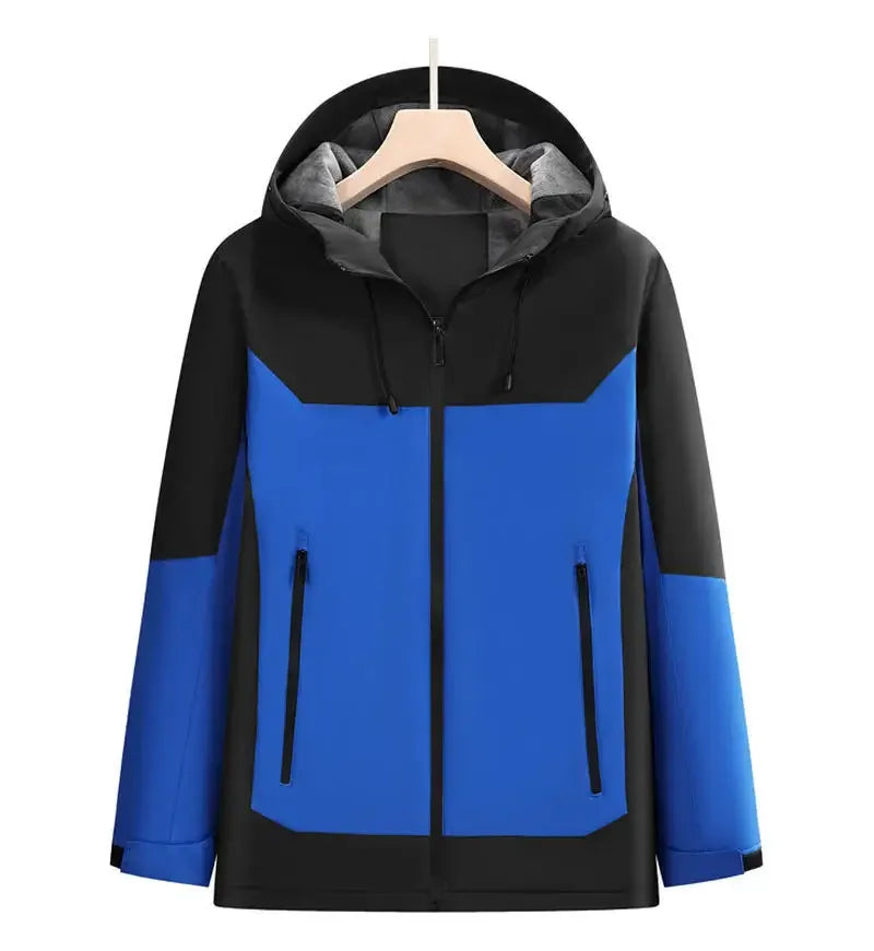 Graphene Three-proof Men's and Women's Integrated Fleece Jacket, New Waterproof and Windproof Outdoor Tibet Mountaineering Suit