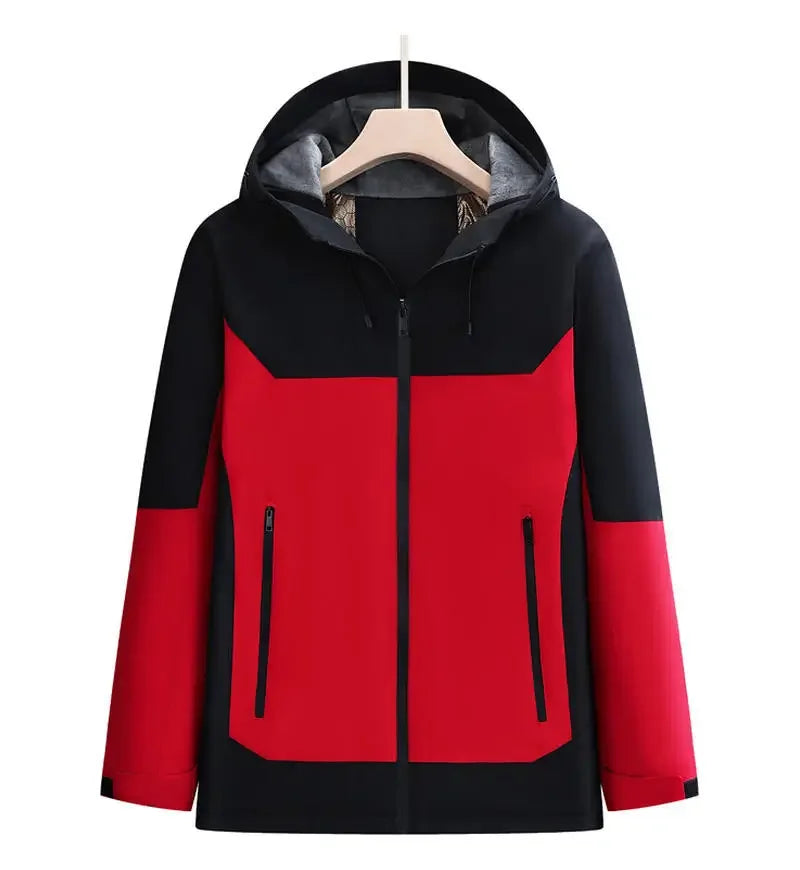 Graphene Three-proof Men's and Women's Integrated Fleece Jacket, New Waterproof and Windproof Outdoor Tibet Mountaineering Suit