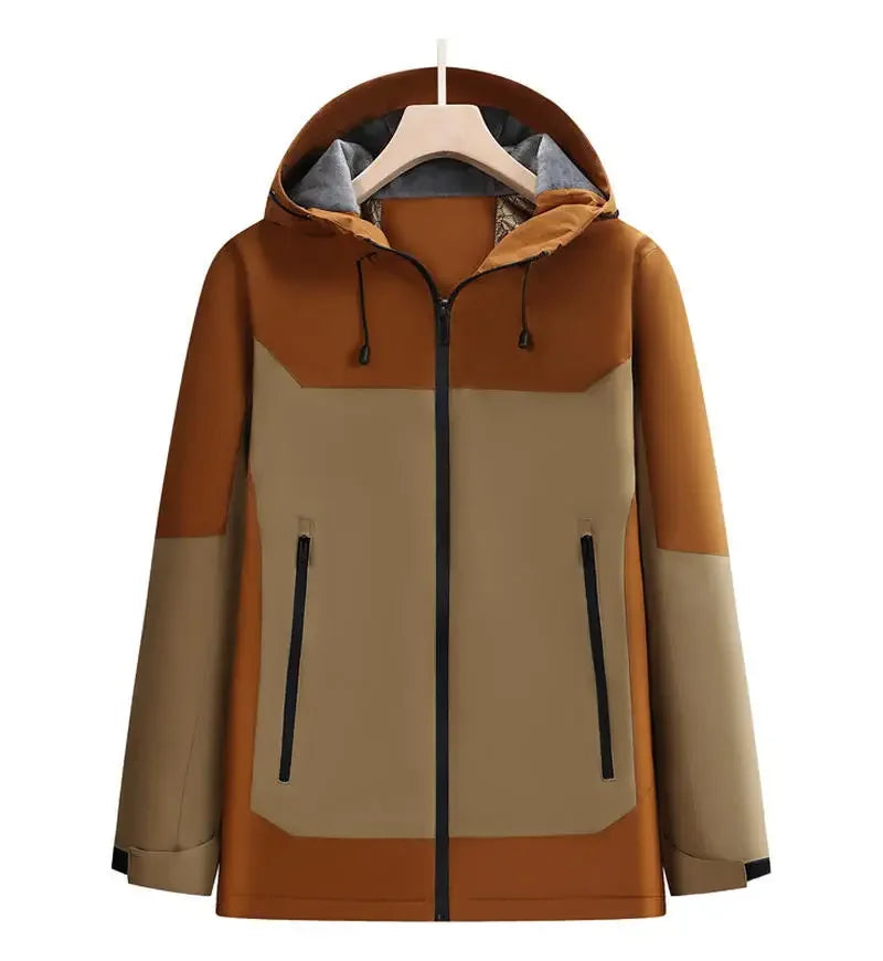 Graphene Three-proof Men's and Women's Integrated Fleece Jacket, New Waterproof and Windproof Outdoor Tibet Mountaineering Suit