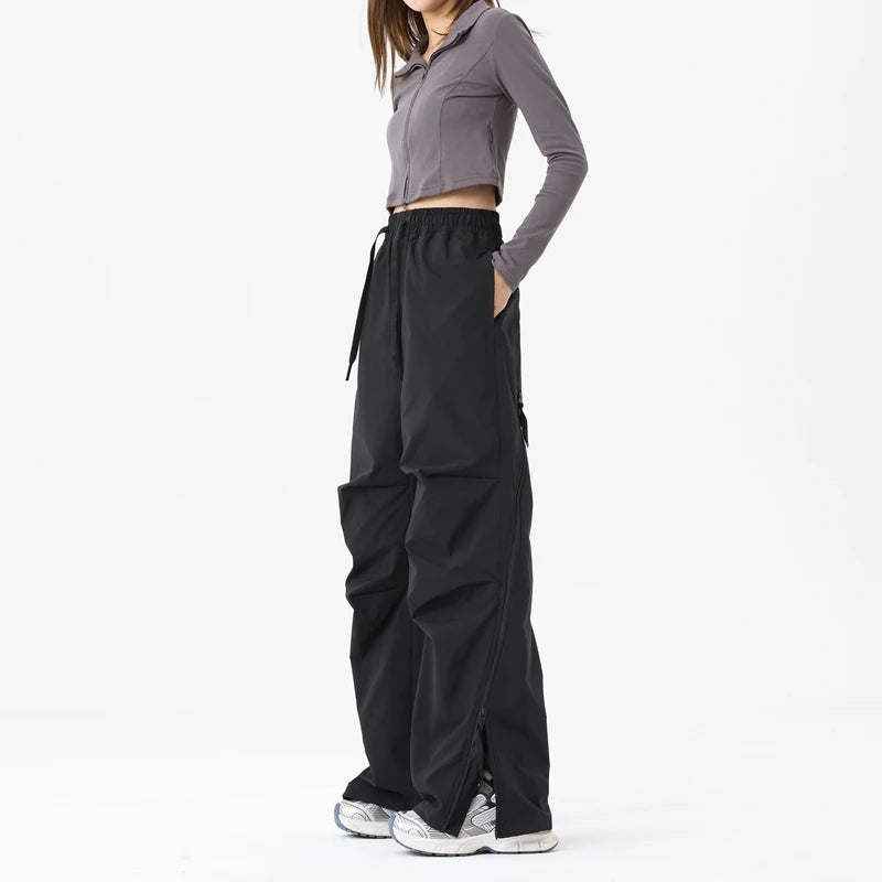 New Spring Paratrooper Pants Casual Pants Men and Women The Same Versatile Trendy Brand Loose