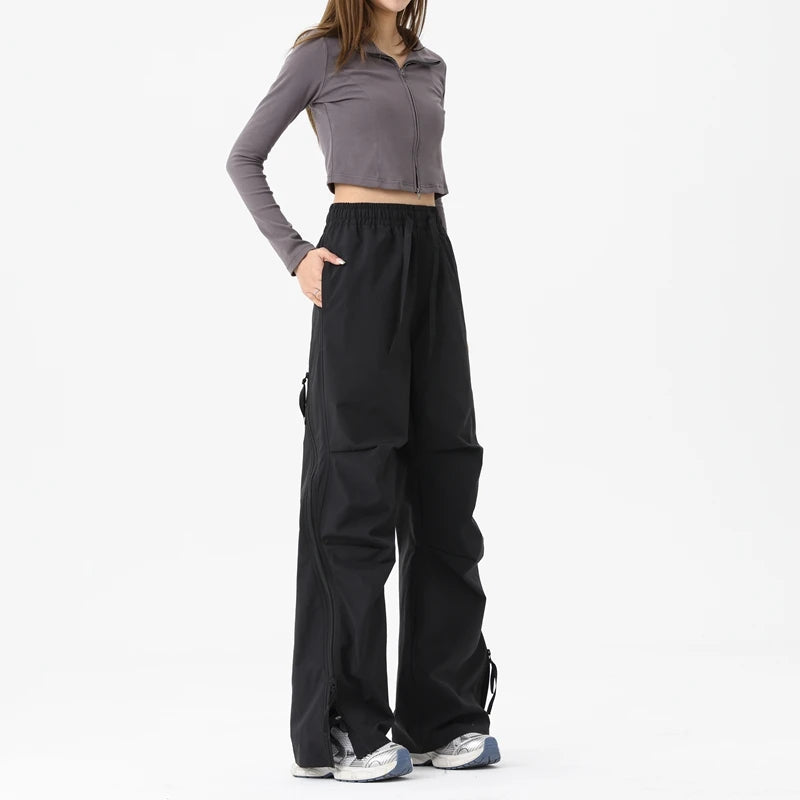 New Spring Paratrooper Pants Casual Pants Men and Women The Same Versatile Trendy Brand Loose
