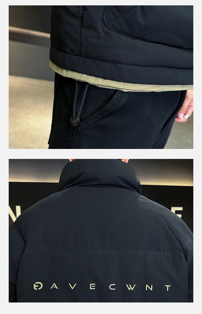 New Men's Down Jacket Winter Stand-up Collar Warm Duck Down Stand-up Collar Jacket Cold Jacket Men