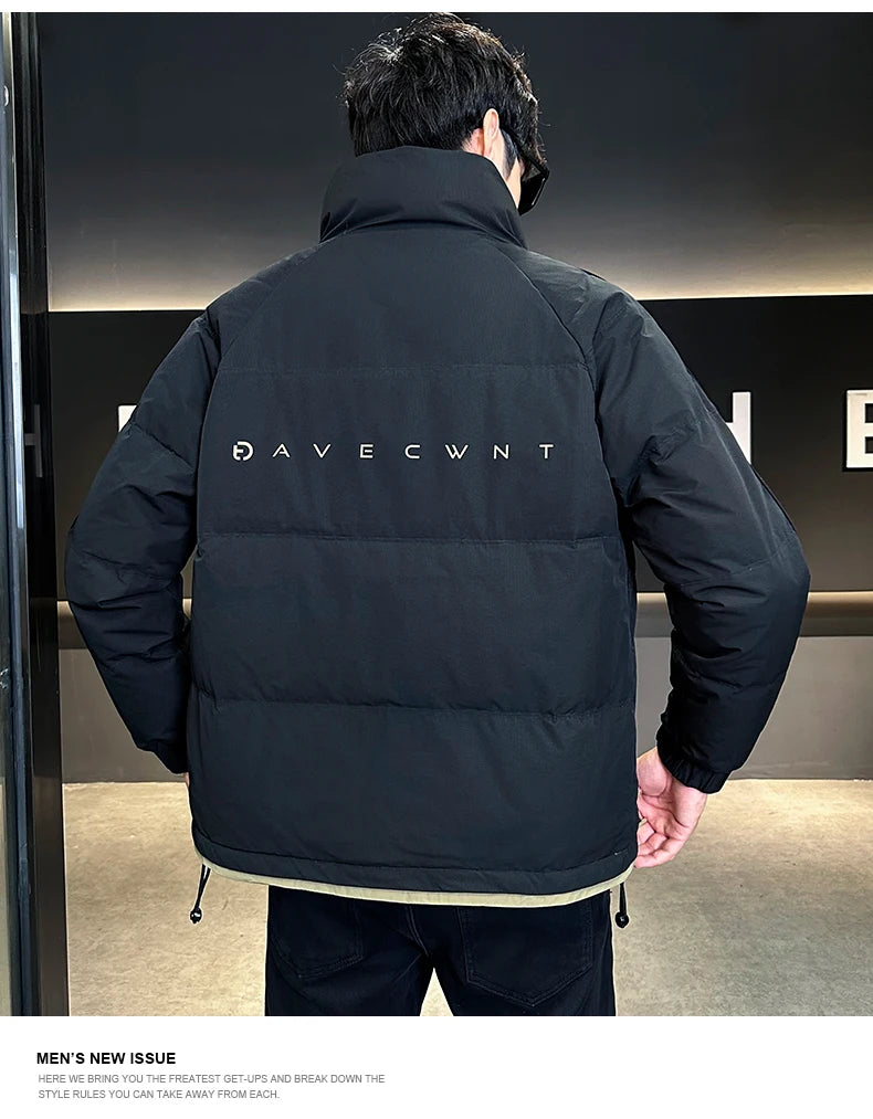 New Men's Down Jacket Winter Stand-up Collar Warm Duck Down Stand-up Collar Jacket Cold Jacket Men