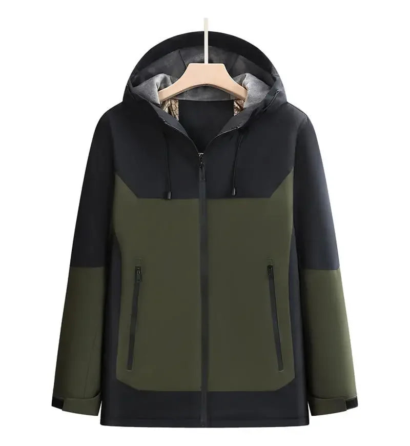 Graphene Three-proof Men's and Women's Integrated Fleece Jacket, New Waterproof and Windproof Outdoor Tibet Mountaineering Suit