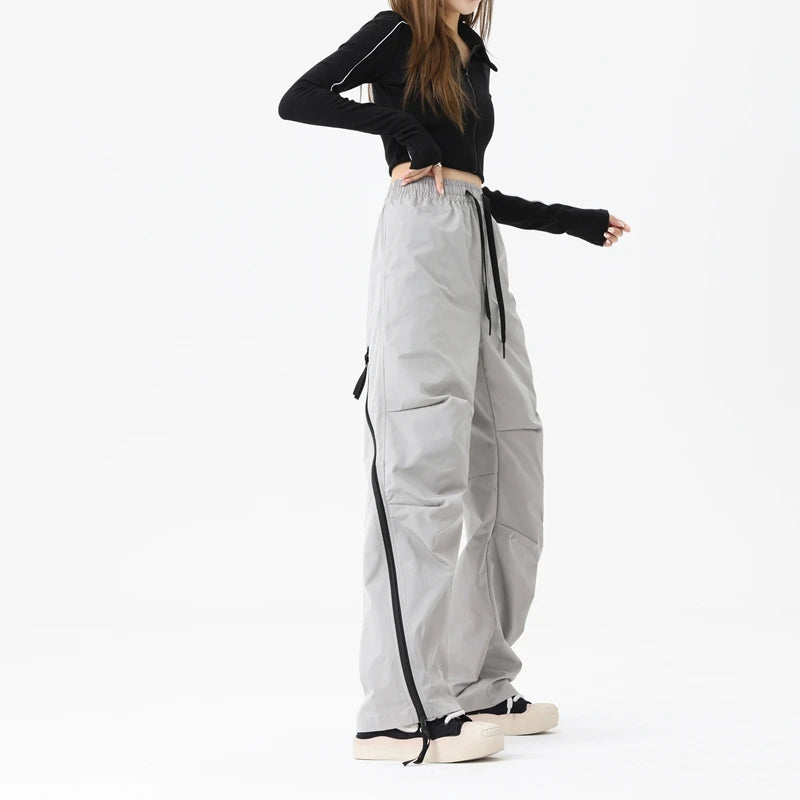 New Spring Paratrooper Pants Casual Pants Men and Women The Same Versatile Trendy Brand Loose