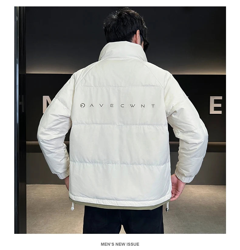 New Men's Down Jacket Winter Stand-up Collar Warm Duck Down Stand-up Collar Jacket Cold Jacket Men