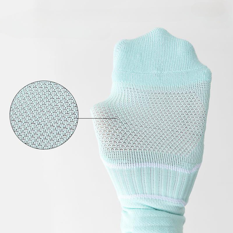 Towel Bottom Socks Men's Sports Solid Color Sweat-absorbing Women's Professional Basketball Running Socks-3prs