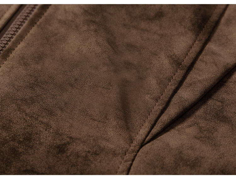 Artisan Deconstructed Leather Jacket - Ashy Gray Reconstructed Stand Collar (Sizes M-5XL)