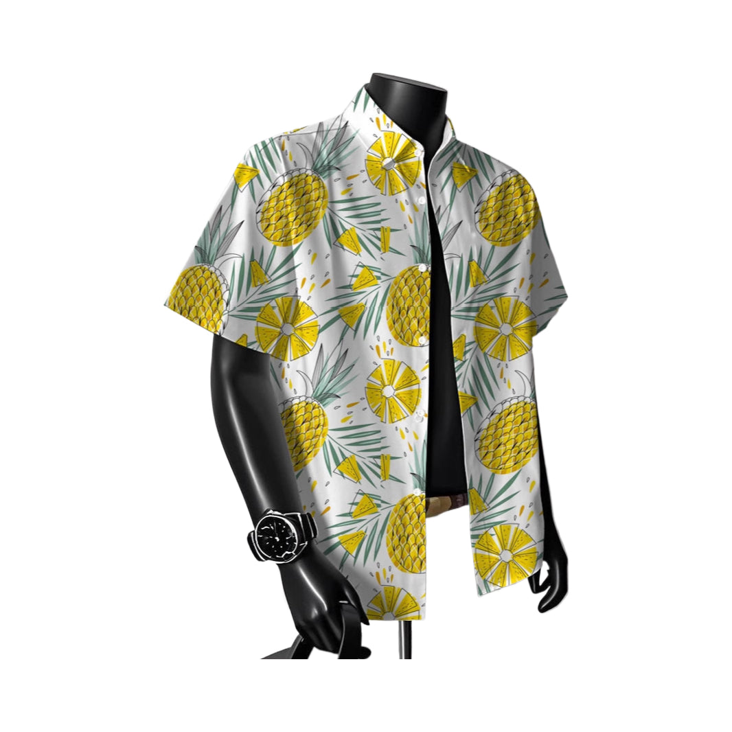 Luxe Hawaiian Resort Shirts | Men’s 3D Photorealistic Print Tops | Quick-Dry Fashion | Summer Capsule Wardrobe Must-Have