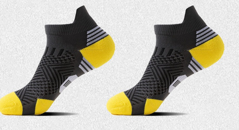 Professional Sports Socks Men's Hiking Fitness Quick-drying Running Socks Front and Heel Thickened Wear-resistant Non-slip Mountaineering Socks
