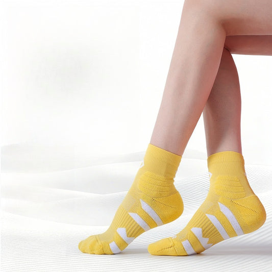 Professional Running Socks Unisex Medium Tube Towel Bottom Breathable Non-slip Outdoor Training Marathon Sports Socks
