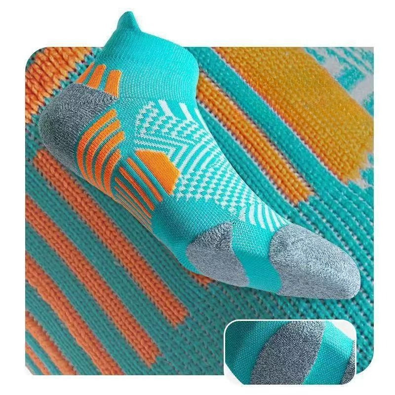 Badminton Socks Women's Towel Bottom Professional Marathon Running Socks Men's and Women's Fitness Sports Thickened Bottom Versatile Breathable