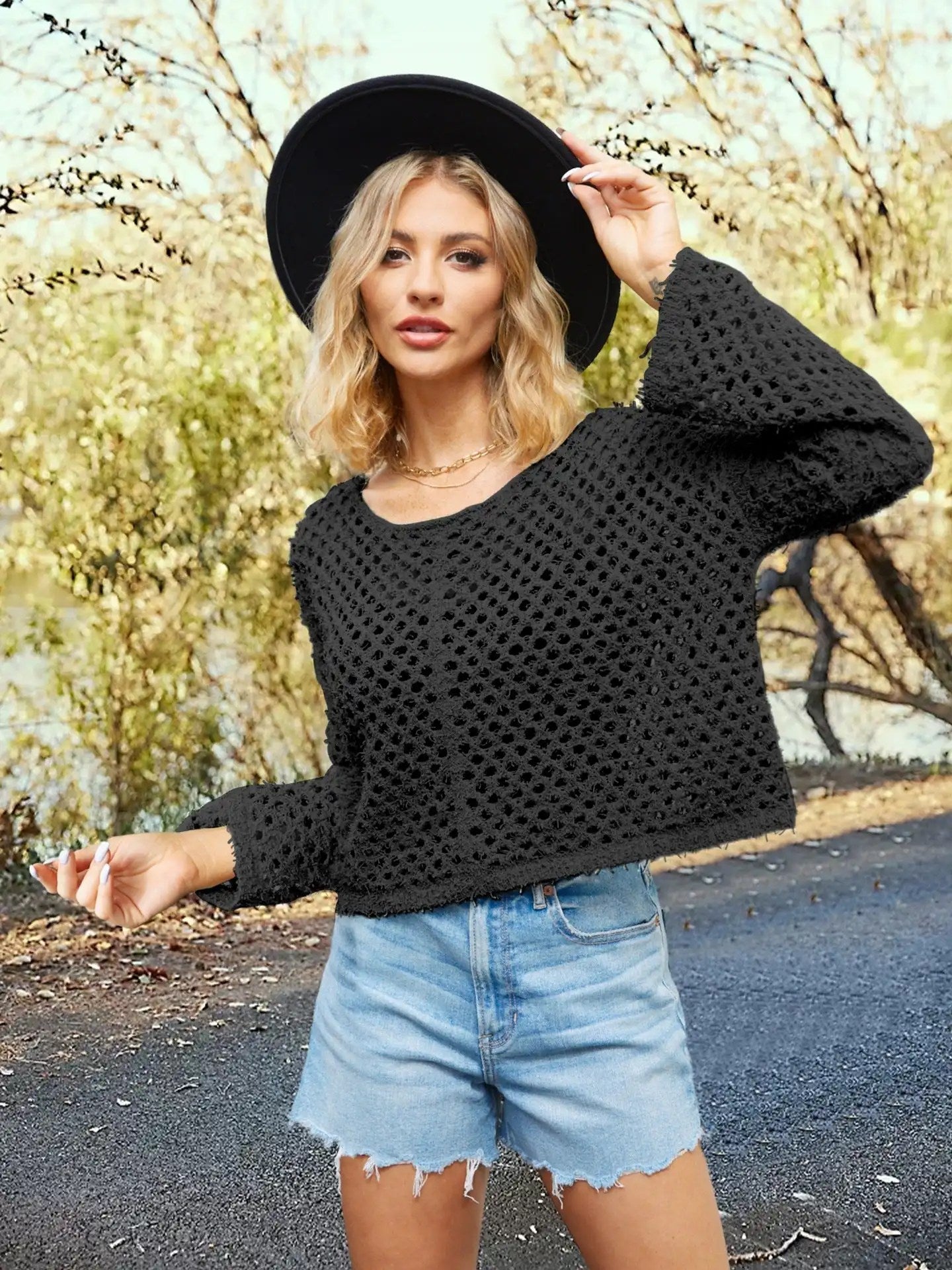 Stay Stylish and Comfortable with Our Summer Long Sleeves Sweatershirt - Perfect for Women Looking for Breathable and Soft Fashion!