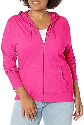 Stay Cozy and Stylish with Our Full Zipper Women's Sweatshirt - Available in Trendy Solid Colors!
