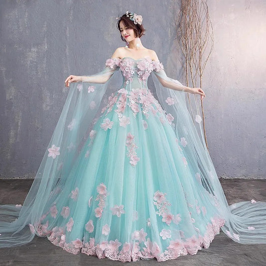 New Temperament Celebrity Solo Performance Vocal Art Test Performance Adult Ceremony Host Annual Meeting Fluffy Dress