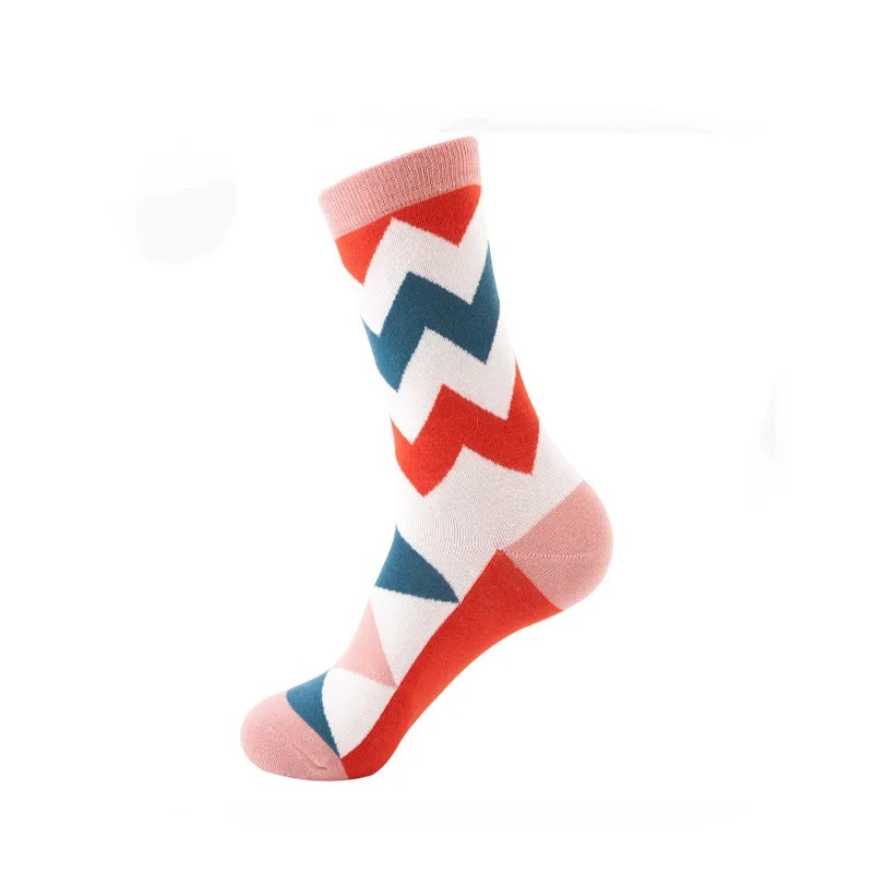 Stay Cool and Stylish with Our Sweat-Absorbing Trendy Men Socks - Wholesale Medium Length Socks for Men and Women