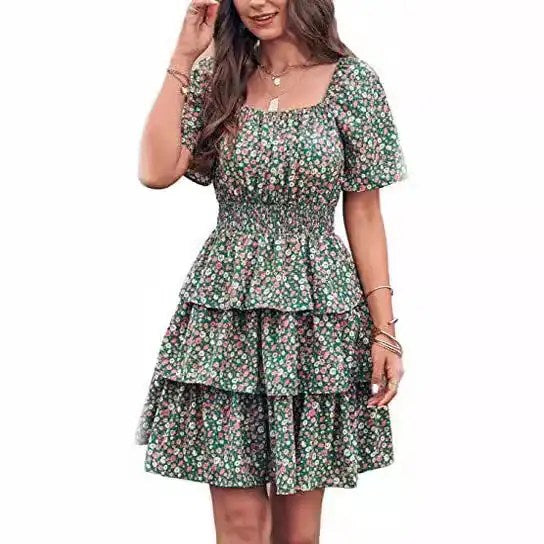 Stylish and Chic: Women's Bohemian Short Dress and Skirt Set for Effortless Summer Style
