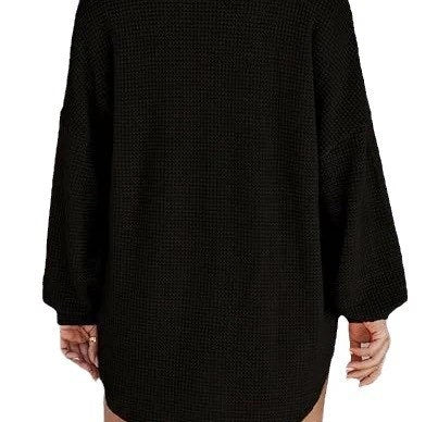 2024 Spring Fashion: Waffle Womens Shirts with Solid Color Lapel and Pocket Detail