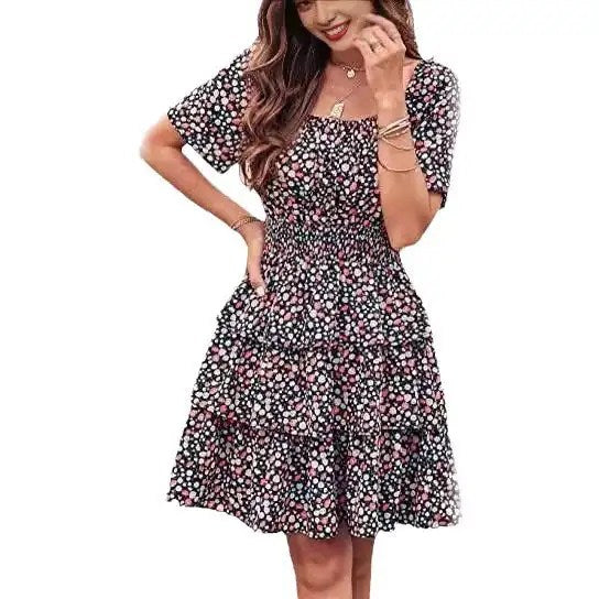 Stylish and Chic: Women's Bohemian Short Dress and Skirt Set for Effortless Summer Style