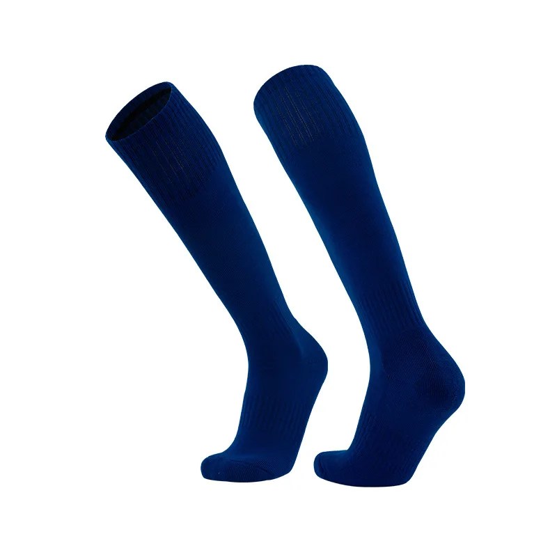 Premium Long Tube Football Socks with Anti-Slip Towel Bottom - Perfect for Adults and Children's Sports