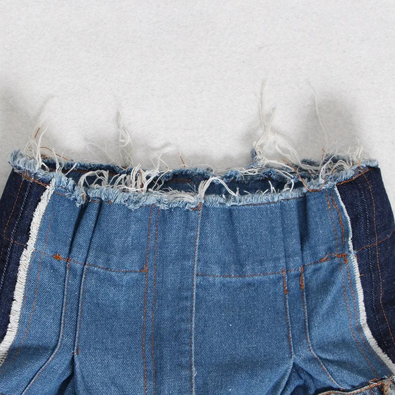 Spring Fashion: Elevate Your Style with High Waist Contrasting Jeans for Women