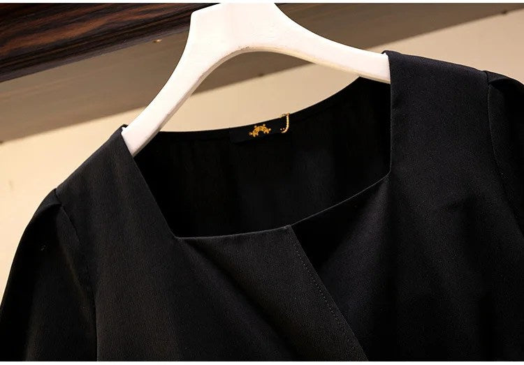Summer Slimming Strategy: New Women's Fashion T-Shirt for Belly Coverage - Stylish Large Size Small Shirt