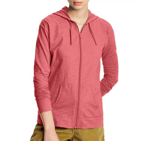 Stay Cozy and Stylish with Our Full Zipper Women's Sweatshirt - Available in Trendy Solid Colors!