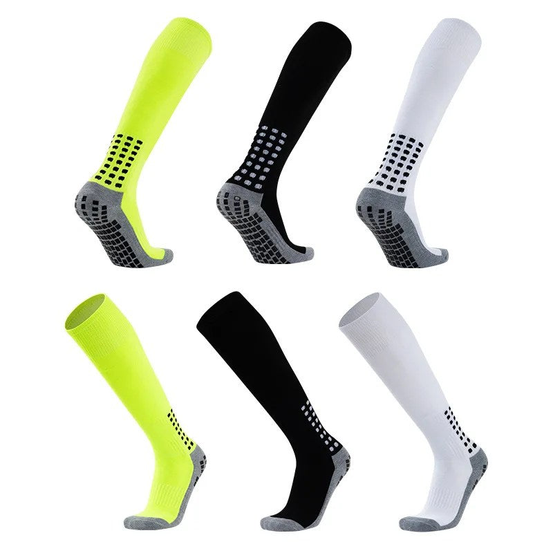 Ultimate Performance: Anti-Slip Long Football Socks for Adults and Kids - Thickened, Long Design for Basketball and Sports