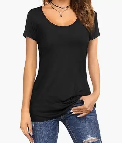 Stay Cool and Stylish this Summer with Our Women's Slim Fit Tshirts Top - Perfect for Any Occasion!