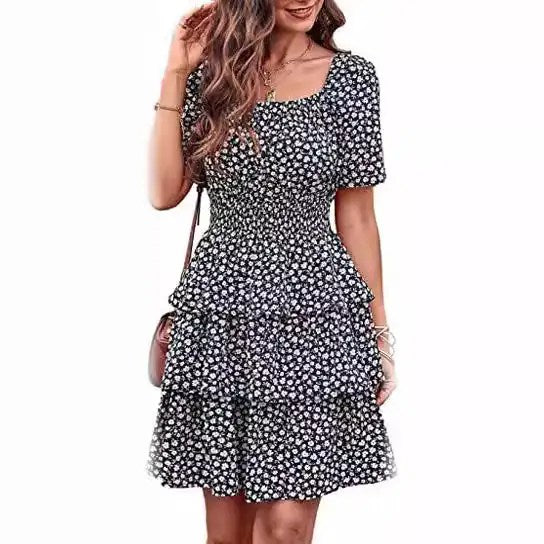 Stylish and Chic: Women's Bohemian Short Dress and Skirt Set for Effortless Summer Style