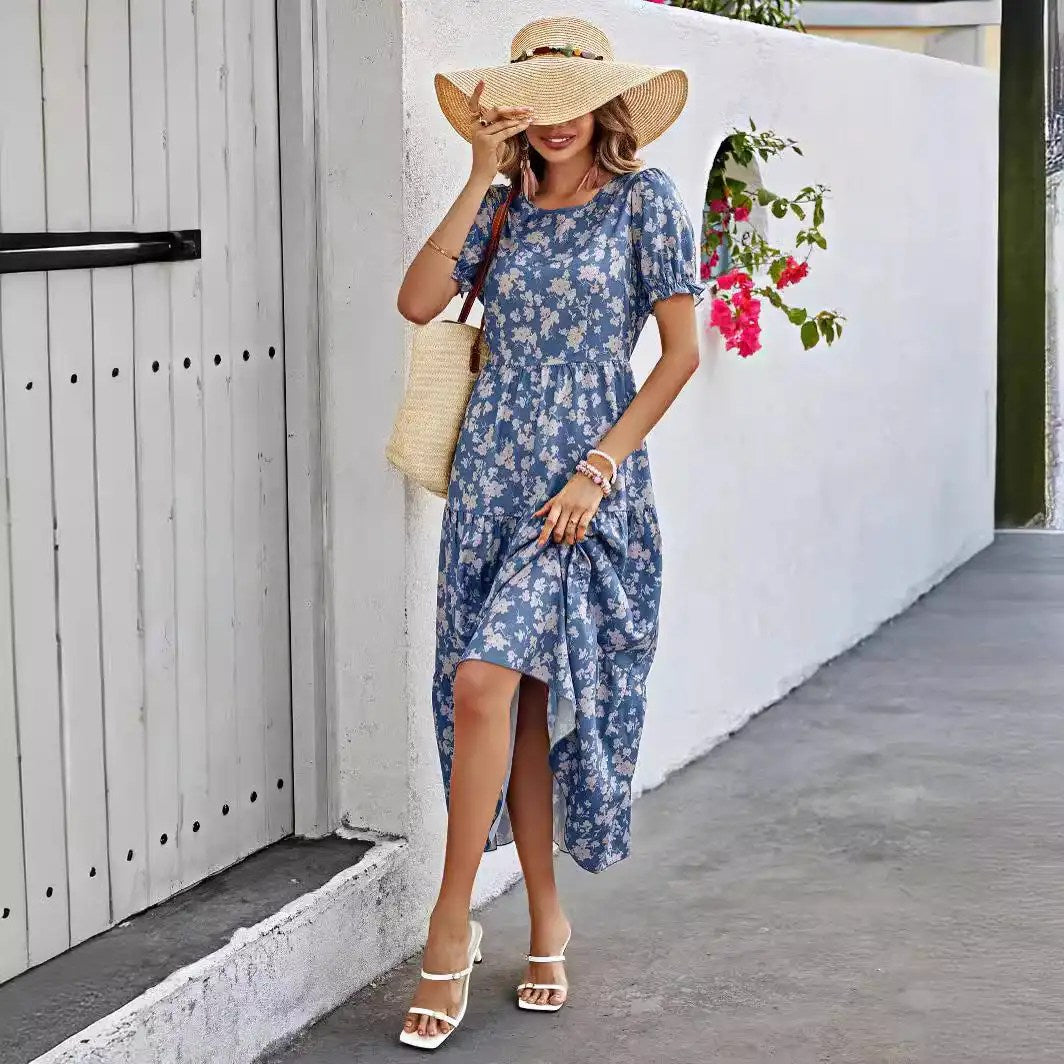 Get Ready for 2024 Spring Summer Fashion with Our Trendy Leopard Print Women's Dress!
