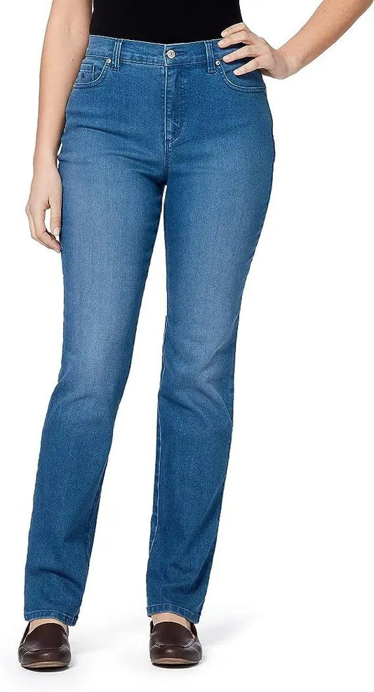 Upgrade Your Wardrobe with Women's High Waisted Jeans Tapered Denim Stretch Pants - Perfect for Casual Comfort!