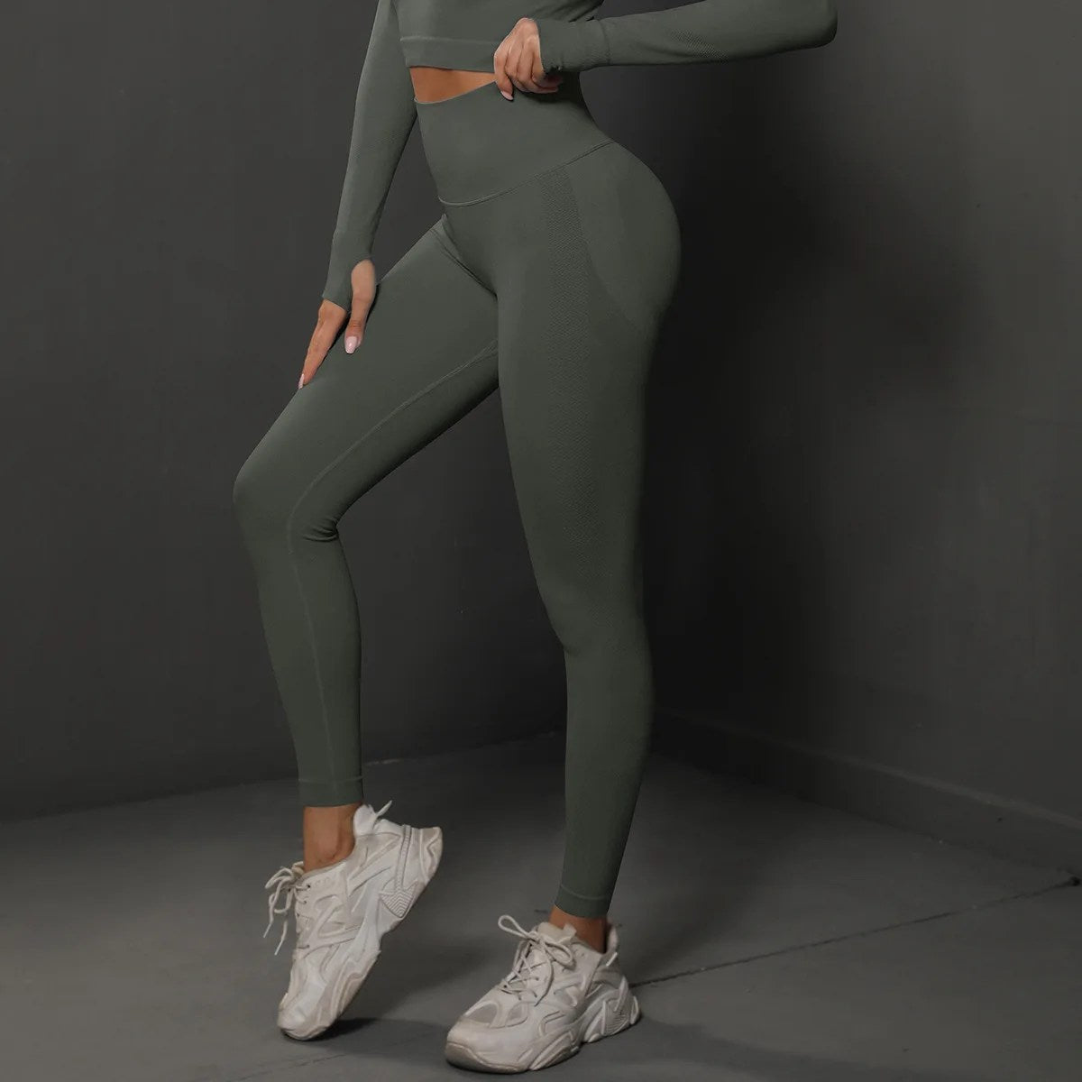 Smiling Face Yoga Dress: High Waist, Tight Fit, Peach Hip Training Pants for Women