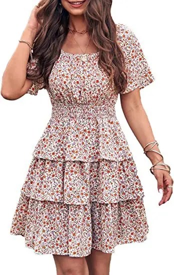 Stylish and Chic: Women's Bohemian Short Dress and Skirt Set for Effortless Summer Style