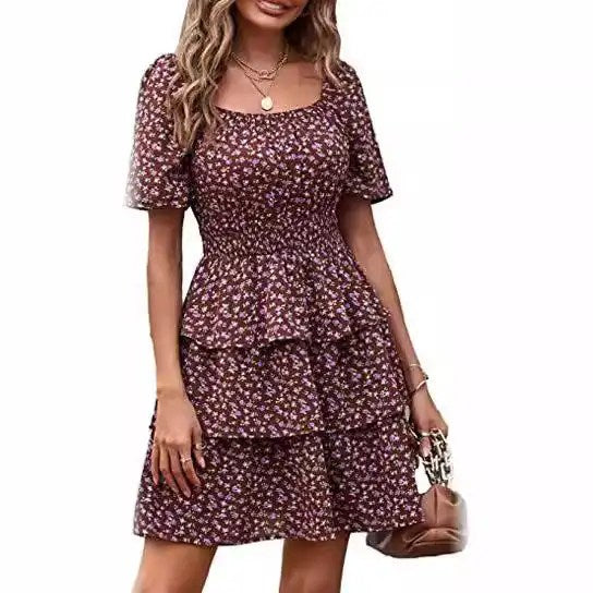 Stylish and Chic: Women's Bohemian Short Dress and Skirt Set for Effortless Summer Style
