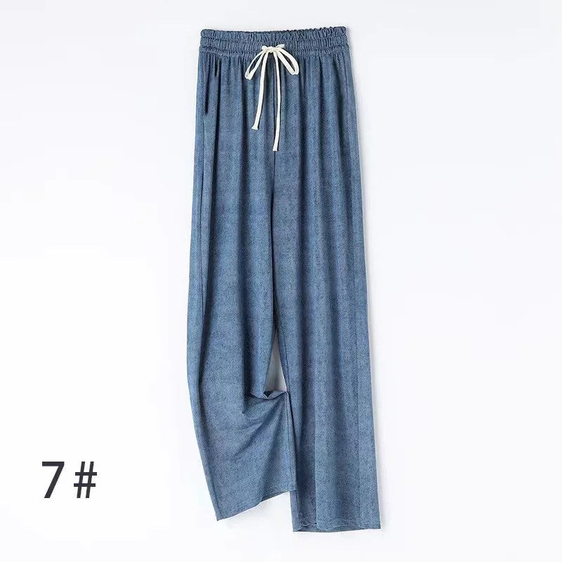 Stay Cool this Summer with Tencel Denim Cooler Pants - Straight-Legged, Versatile, and Cold Feeling!