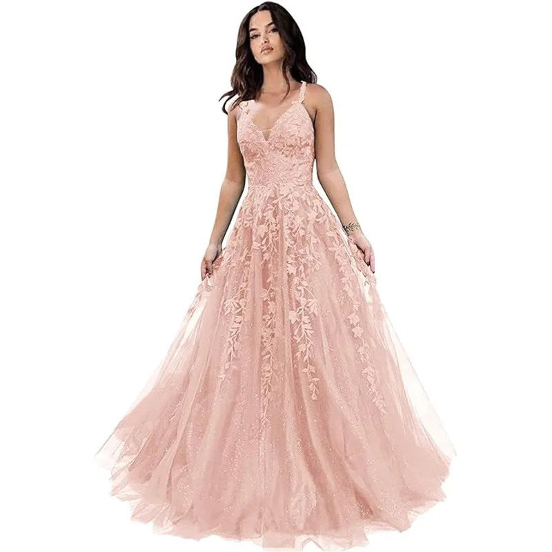 New Blue Slim-fitting Sexy Leaking Back Toasting Clothes, Birthday Party and Annual Meeting Evening Women Dress